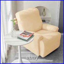 1/2/3/4 Seater Recliner Sofa Cover Elastic Protector Non Slip Armchair Slipcover