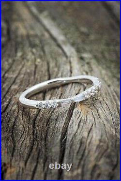 1.2 Ct Diamond Design Band Wedding Engagement Diamond Ring 14k Gold Fine Jewelry