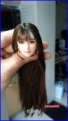 1/6 Racing Girl obitsu Head Sculpt For 12 PH TBL JO UD Female Figure Body Toy