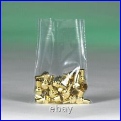 1000-Pack 4 x 52 Inch 2 Mil Clear Flat Poly Bags for All-Purpose Protection