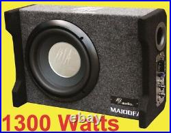 10inch Active ported enclosures subwoofer box 1300w design to fit all car 2021