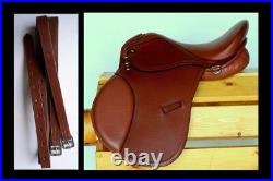 13 14 15 Tan All purpose Show Trail Leadline English Saddle withLeathers 36/48