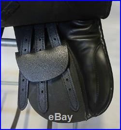 15 School Quality Silver Fox All Purpose English Black Leather Saddle