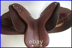 16.5 Henri de Rivel Club All Purpose Saddle SET Leathers/Irons-Australian Nut