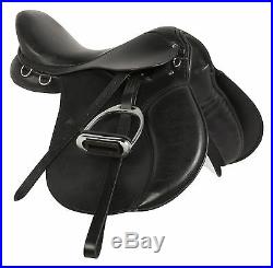 16 English All Purpose Hunter Jumper Dressage Horse Leather Saddle