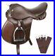 16-English-Brown-Saddle-Horse-All-Purpose-Leather-Irons-Girth-01-ytr
