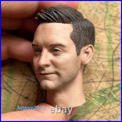 16 Tobey Maguire Spider-man Head Sculpt For 12 Male Action Figure Body Toys