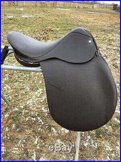 17 Lovatt & Ricketts Devon Havana English AP saddle made in England NWT
