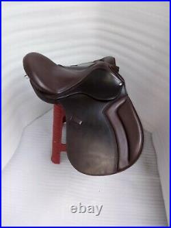 17 new brown leather treeless all purpose saddle