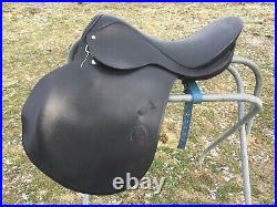 18 Theo Sommer black Somero English AP saddle made in Germany NWOT