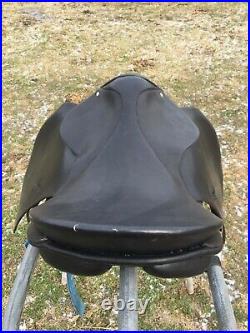 18 Theo Sommer black Somero English AP saddle made in Germany NWOT