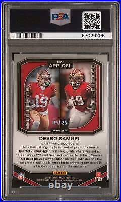 2023 Panini Prizm All-Purpose Deebo Samuel All Purpose Mojo Prizm PSA 10 /25