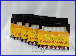245Pks, 4 White All Purpose Emergency Candles, 245 Candles 35 Pack Of 7