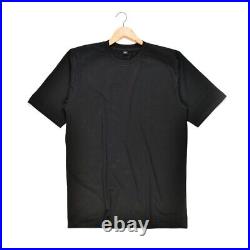 25 PCs Cotton Tee Custom Black T-shirts Crew CUSTOM LOGO DESIGN ALL SIZES