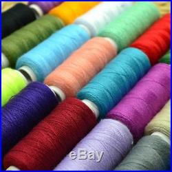 30 Spools 24 Colour Finest Quality Sewing All Purpose 100% Cotton Thread Reel