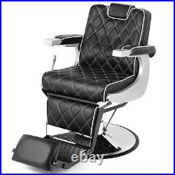 360° Swivel Heavy Duty All Purpose Hydraulic Recliner Barber Chair Salon Tattoo