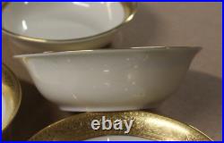 4 Lenox USA WESTCHESTER All Purpose Cereal Bowls Gold Encrusted 5 3/4 MINT