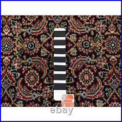 4'x6' New Zealand Wool Blue All Over Herrita Design Hand Knotted Rug R62345