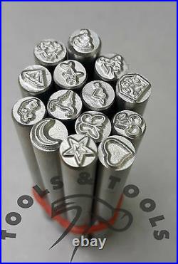 5.0 mm Assorted Shapes Precision Design Metal Punch Stamps Buy Individual/ Set