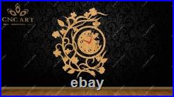 50 Nice clocks design ALL COLLECTION DXF, EPS File For CNC Plasma, Router, laser