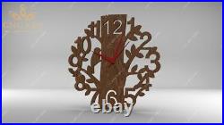 50 Nice clocks design ALL COLLECTION DXF, EPS File For CNC Plasma, Router, laser