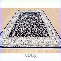 8'8x11'10 Nain All Over Design Wool and Silk 250 KPSI Hand Knotted Rug R62741