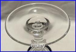 8 Lenox Swedish Lodge All Purpose Wine Crystal Glasses Tumblers NIB Blue Clear
