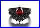 925-Sterling-Silver-Red-Garnet-Ring-For-Women-Onyx-Modern-Design-Art-Deco-Set-01-qv