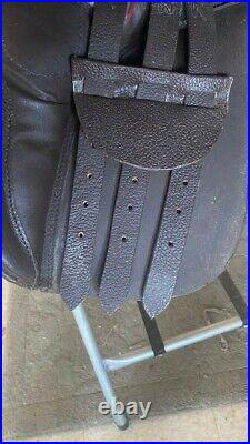 ALL PURPOSE SADDLE BROWN Wide Tree 16 Suede Knee Rolls NEW Deep Seat