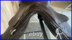 ALL PURPOSE SADDLE BROWN Wide Tree 16 Suede Knee Rolls NEW Deep Seat