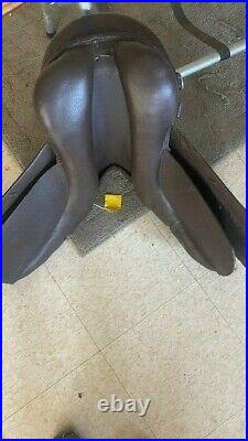 ALL PURPOSE SADDLE BROWN Wide Tree 16 Suede Knee Rolls NEW Deep Seat