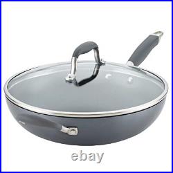 Advanced Home Hard Anodized Nonstick Frying/Saute/All Purpose Pan with Lid