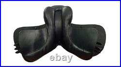 All Purpose Black Leather Jumping English Horse Saddle + Tack