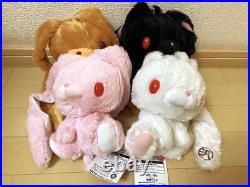 All Purpose Bunny Stuffed Toy Winter Hair Version. Set Of 4