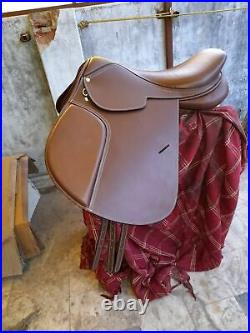 All Purpose Close Contact English Jumpi Leather Horse Saddle Size 15 16 1718