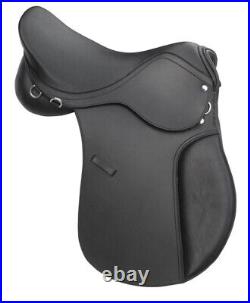 All Purpose English Jumping Black Leather Saddle 15TO 18