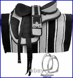 All Purpose Freemax English Horse Handle Tack Synthetic Saddle Navajo Pad