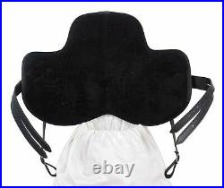 All Purpose Freemax Leather Black Horse Riding Saddle With Complete Accessories