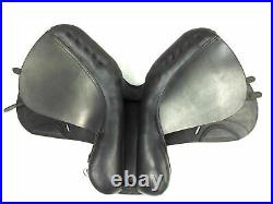 All Purpose Genuine Leather Jumping Horse Saddle Size (15-18) Inch