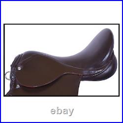 All Purpose Jumping English Leather Saddle Horse Saddle Brown y765