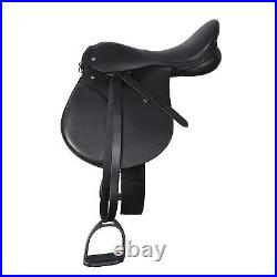 All Purpose Jumping English Leather Saddle Horse Saddle D343