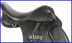 All Purpose Leather English Horse Riding Saddle Tack & Stirrups Size 10 To 14