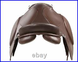 All Purpose Leather English Horse Saddle Tack Set Seat 13 14 15 16 17 18 Brown