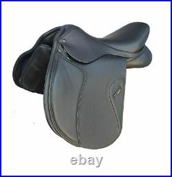 All Purpose Leather Saddle Black Colour All Size Available 15 16 17 Inch