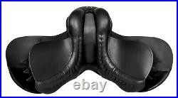 All Purpose Premium Leather Jumping English Riding Horse Saddle Tack 14-18 inch