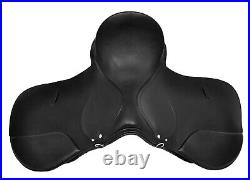 All Purpose Premium Leather Jumping English Riding Horse Saddle Tack 14-18 inch