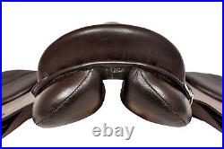 All Purpose Premium Leather Jumping English Riding Horse Saddle Tack 14-18 inch