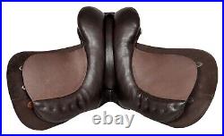 All Purpose Premium Leather Jumping English Riding Horse Saddle Tack 14-18 inch