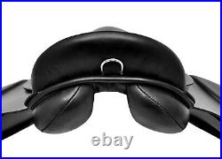 All Purpose Premium Leather Jumping English Riding Horse Saddle Tack 14-18 inch