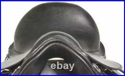 All Purpose Premium Leather Jumping English Riding Horse Saddle Tack Size 10-18